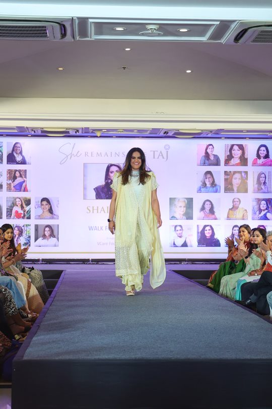STAYING TRUE TO HER BELIEF TO MAKE A DIFFERENCE, MEGHNA GHAI PURI GRACED THE RAMP FOR A CAUSE